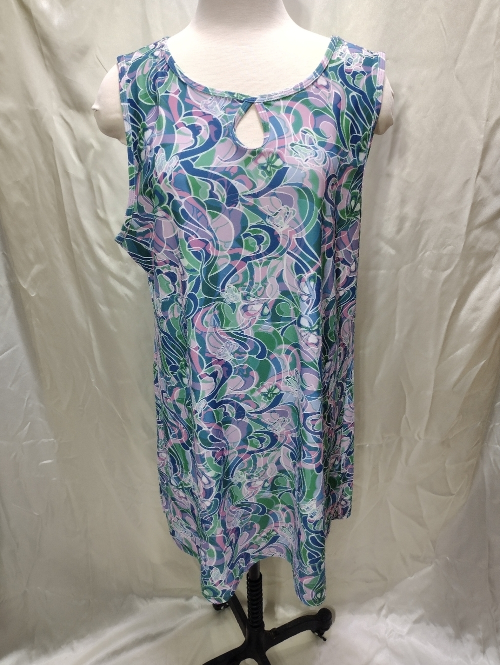 Nuu Muu Women's Classic Keyhole Exercise Dress Activewear Resort wear Size 3XL
